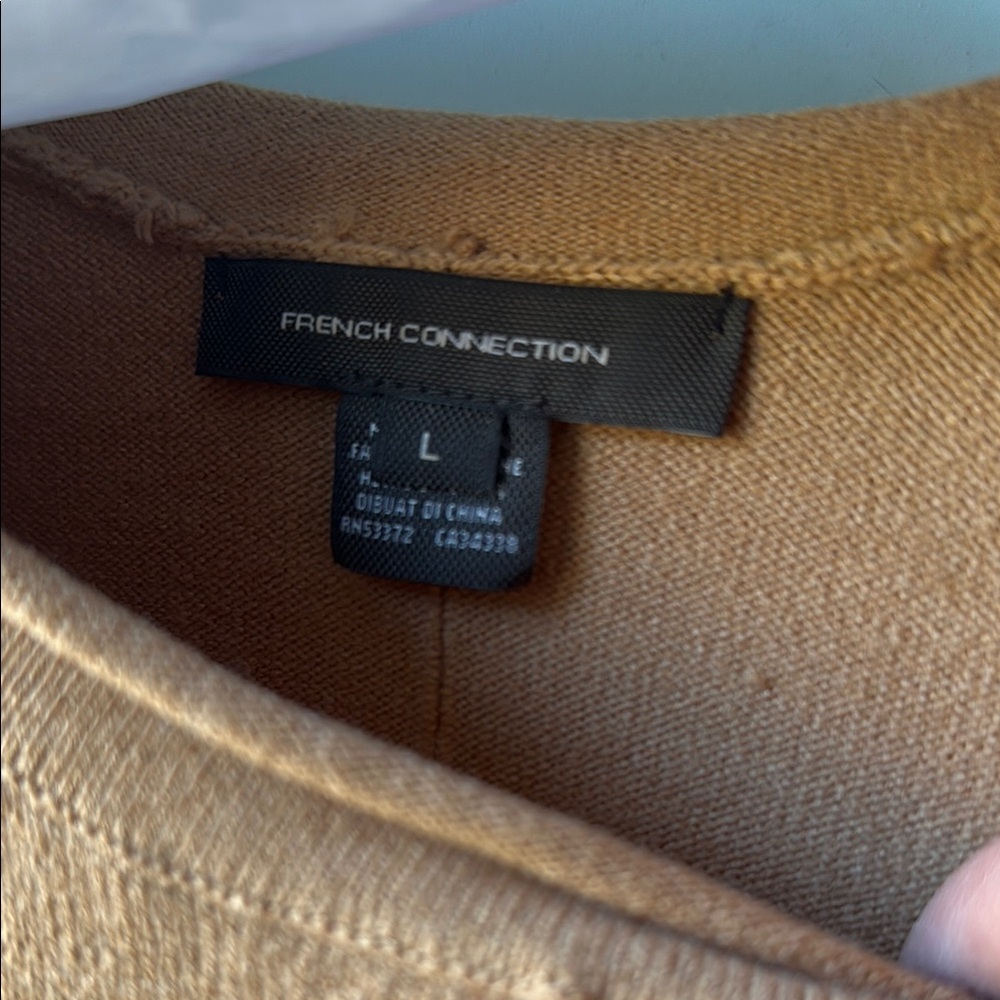 Women's Tan Sweater - Picture 2 of 2
